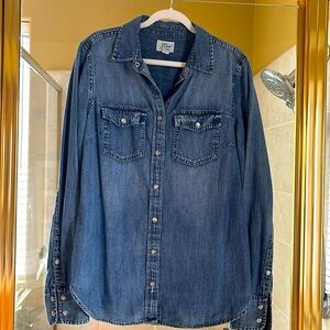 Jcrew denim shirt size 4